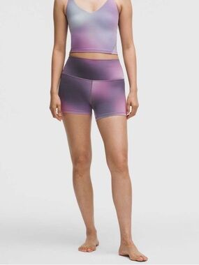 Lululemon Align High-Rise Short 4" Aurora Haze Purple Multi Size 4, NWT